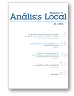 Anlisis Local es una revista orientada a ofrecer una cobertura actualizada y tcnica de los temas de inters para los gestores econmicos del sector pblico territorial